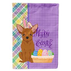 11.25 x 15.5 in. Red Chihuahua Easter Garden Flag
