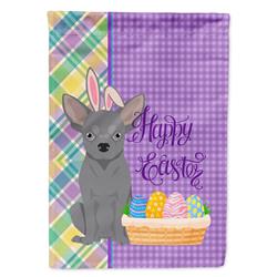 11.25 x 15.5 in. Blue Chihuahua Easter Garden Flag