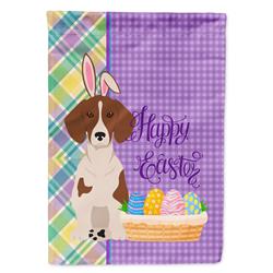 11.25 x 15.5 in. Red Piebald Dachshund Easter Garden Flag