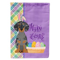 11.25 x 15.5 in. Black Dapple Dachshund Easter Garden Flag