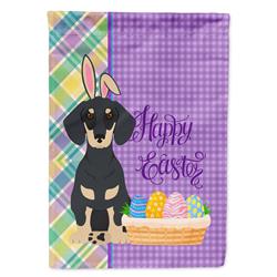 11.25 x 15.5 in. Black & Cream Dachshund Easter Garden Flag