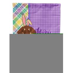 11.25 x 15.5 in. Chocolate & Cream Dachshund Easter Garden Flag