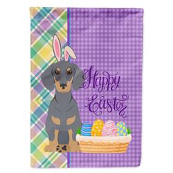 11.25 x 15.5 in. Blue & Tan Dachshund Easter Garden Flag
