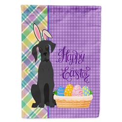 11.25 x 15.5 in. Black Great Dane Easter Garden Flag