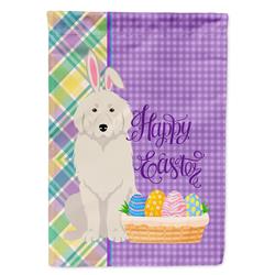 11.25 x 15.5 in. Great Pyrenees Easter Garden Flag