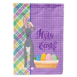 11.25 x 15.5 in. Gray Italian Grayhound Easter Garden Flag