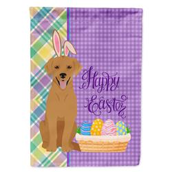 11.25 x 15.5 in. Red Fox Labrador Retriever Easter Garden Flag
