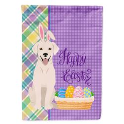 11.25 x 15.5 in. White Cream Labrador Retriever Easter Garden Flag