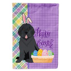 11.25 x 15.5 in. Black Newfoundland Easter Garden Flag