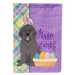 11.25 x 15.5 in. Gray Newfoundland Easter Garden Flag