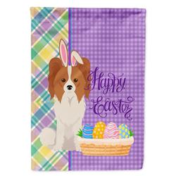 11.25 x 15.5 in. Red & White Papillon Easter Garden Flag