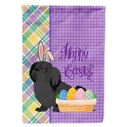 11.25 x 15.5 in. Black Pekingese Easter Garden Flag