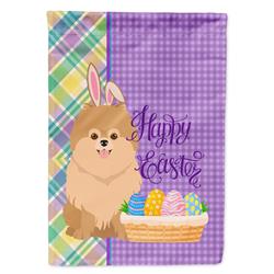 11.25 x 15.5 in. Orange Pomeranian Easter Garden Flag