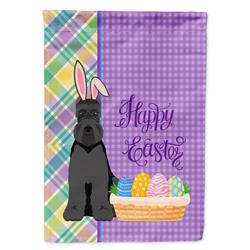11.25 x 15.5 in. Black Schnauzer Easter Garden Flag