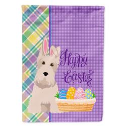 11.25 x 15.5 in. Wheaten Scottish Terrier Easter Garden Flag