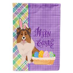11.25 x 15.5 in. Sable Sheltie Easter Garden Flag