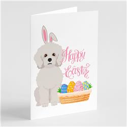 5 x 7 in. Bichon Frise Easter Greeting Cards & Envelopes, Pack of 8