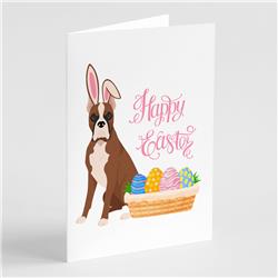 5 x 7 in. Red Fawn Boxer Easter Greeting Cards & Envelopes, Pack of 8