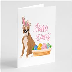 5 x 7 in. Fawn Boxer Easter Greeting Cards & Envelopes, Pack of 8