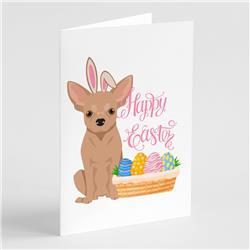 5 x 7 in. Cream Chihuahua Easter Greeting Cards & Envelopes, Pack of 8