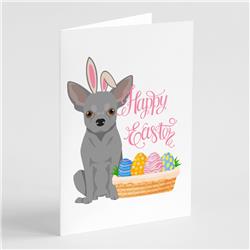 5 x 7 in. Silver Chihuahua Easter Greeting Cards & Envelopes, Pack of 8