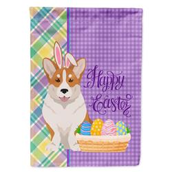 11.25 x 15.5 in. Red Cardigan Corgi Easter Garden Flag