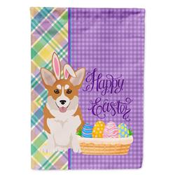 11.25 x 15.5 in. Red Pembroke Corgi Easter Garden Flag