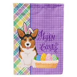 11.25 x 15.5 in. Sable Pembroke Corgi Easter Garden Flag