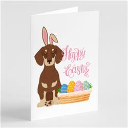 5 x 7 in. Chocolate & Cream Dachshund Easter Greeting Cards & Envelopes, Pack of 8
