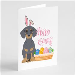 5 x 7 in. Blue & Tan Dachshund Easter Greeting Cards & Envelopes, Pack of 8