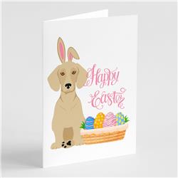 5 x 7 in. Cream Dachshund Easter Greeting Cards & Envelopes, Pack of 8