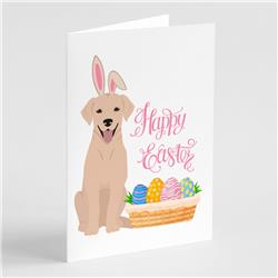 5 x 7 in. Yellow Labrador Retriever Easter Greeting Cards & Envelopes, Pack of 8