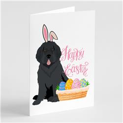 5 x 7 in. Black Newfoundland Easter Greeting Cards & Envelopes, Pack of 8