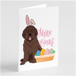 5 x 7 in. Brown Newfoundland Easter Greeting Cards & Envelopes, Pack of 8