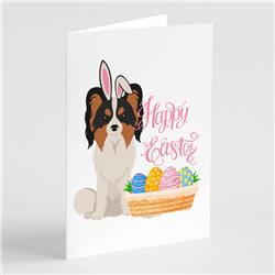 5 x 7 in. Tricolor Papillon Easter Greeting Cards & Envelopes, Pack of 8