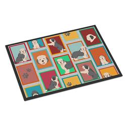MLM1120MAT 18 x 27 in. Unisex Lots of Old English Sheepdog Doormat