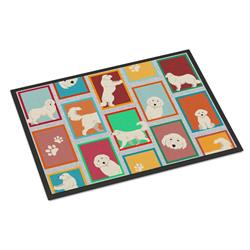 18 x 27 in. Unisex Lots of Great Pyrenees Doormat