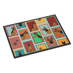 18 x 27 in. Unisex Lots of German Shepherd Doormat