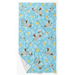 42 x 24 in. Unisex Chocolate Chihuahua Bath Towel - Large