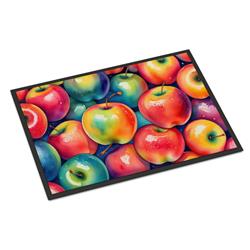 18 x 27 in. Unisex Colorful Apples Doormat
