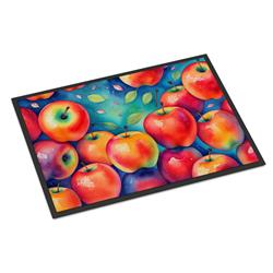 18 x 27 in. Unisex Colorful Apples Doormat