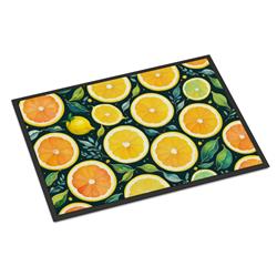 18 x 27 in. Unisex Colorful Lemons Doormat