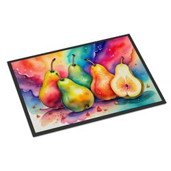 18 x 27 in. Unisex Colorful Pears Doormat