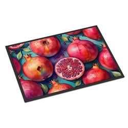 18 x 27 in. Unisex Colorful Pomegranates Doormat