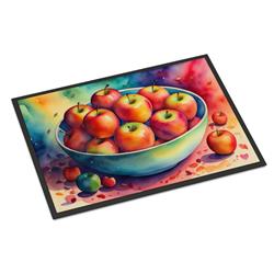 18 x 27 in. Unisex Colorful Apples Doormat