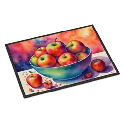 18 x 27 in. Unisex Colorful Apples Doormat