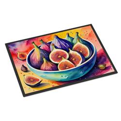 18 x 27 in. Unisex Colorful Figs Doormat
