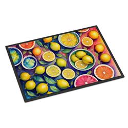 18 x 27 in. Unisex Colorful Lemons Doormat