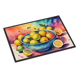 18 x 27 in. Unisex Colorful Lemons Doormat