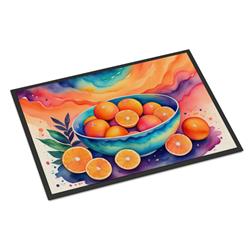 18 x 27 in. Unisex Colorful Oranges Doormat